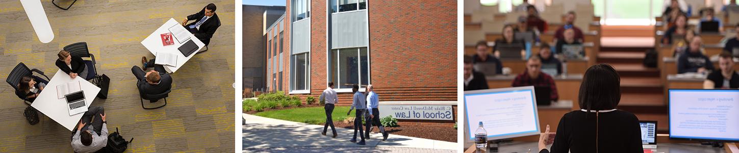 The building where students apply to the The University of Akron School of Law